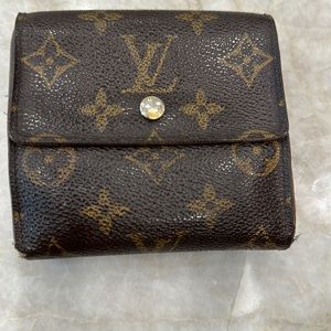 Louis Vuitton vintage monogram compact wallet code- LSP0068